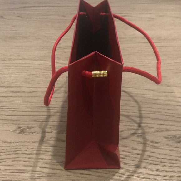 Cartier Paper Shopping Gift Bag Small Red - Picture 3 of 5